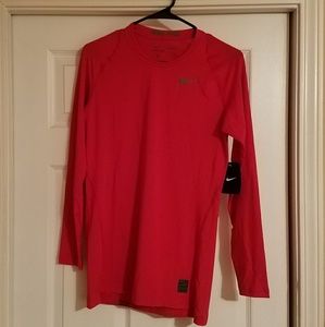Nike Dri-Fit Red Long Sleeve Size L NWT